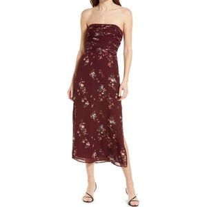 Reformation Lore Floral Dress